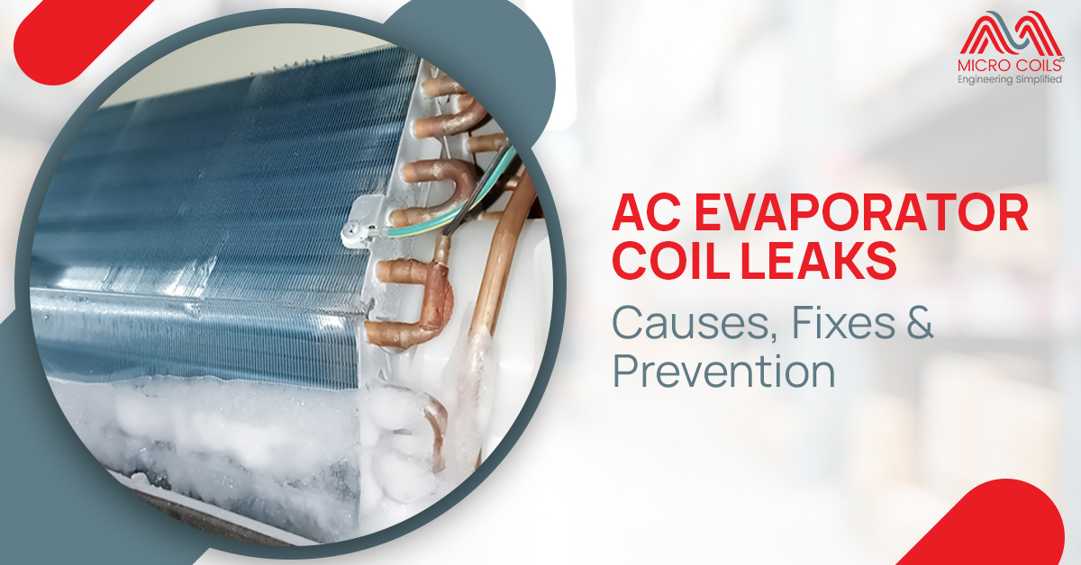 AC Evaporator Coil Leaks: Causes, Fixes & Prevention