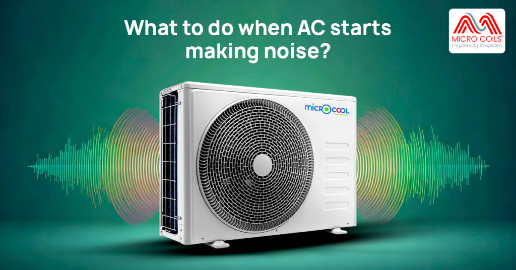 What to do when AC starts making noise?