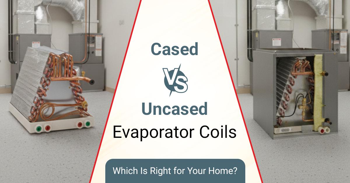 Cased vs Uncased Evaporator Coils: Which Is Right for Your Home