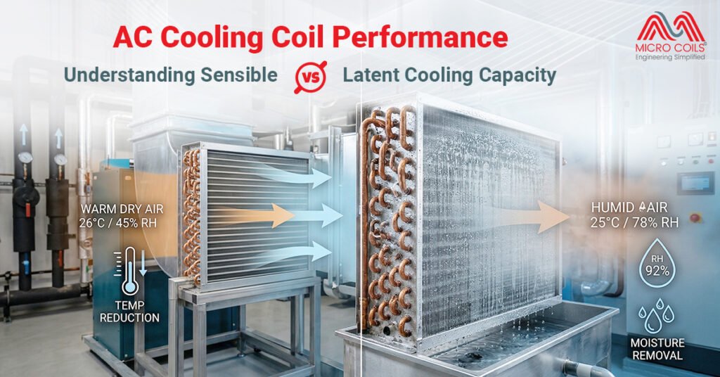 AC Cooling Coil Performance: Understanding Sensible vs. Latent Cooling Capacity