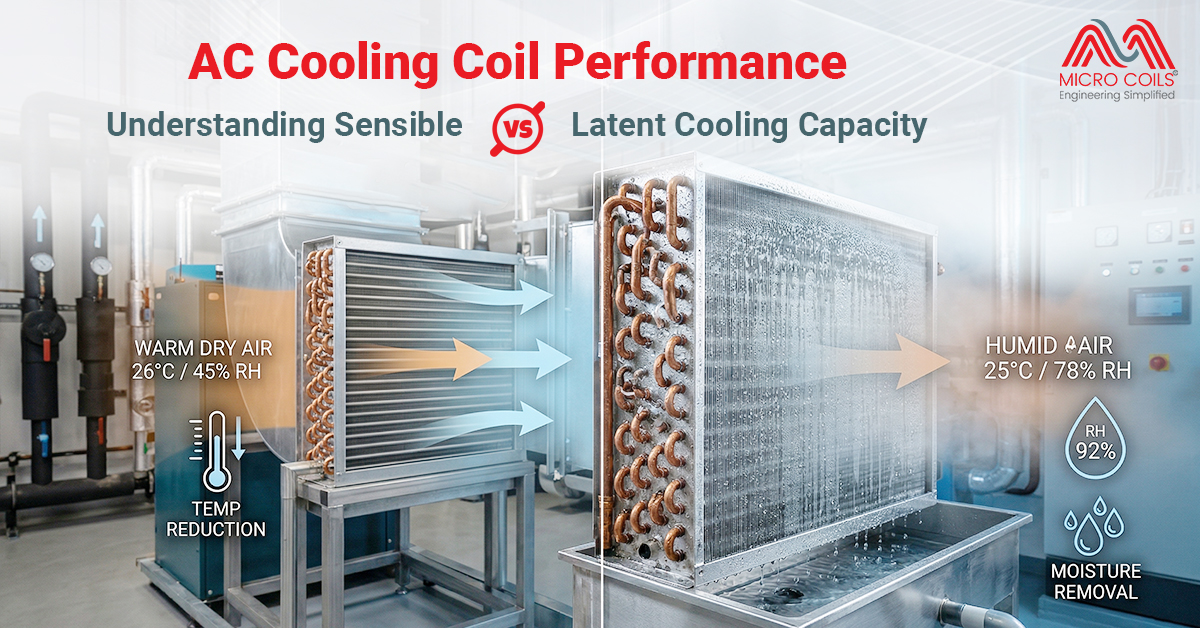 AC Cooling Coil Performance: Understanding Sensible vs. Latent Cooling Capacity